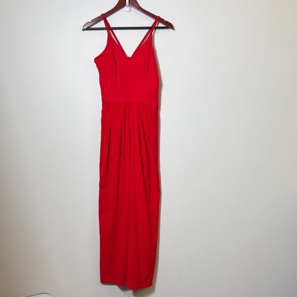 HALARA Breezefu Backless Side Invisible Zipper Pocket Wide Leg Jumpsuit Sz S - Picture 4 of 11